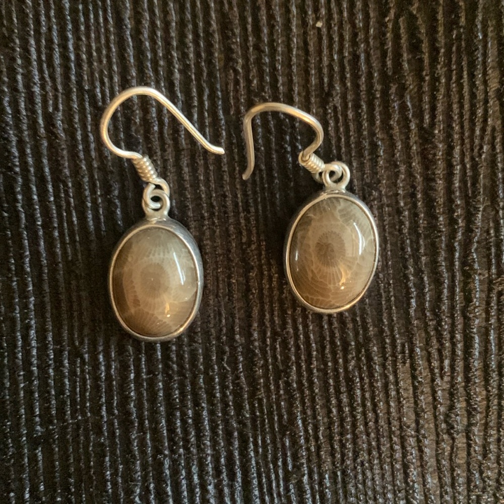 Bailey tiger eye, earrings, 925 sterling silver
